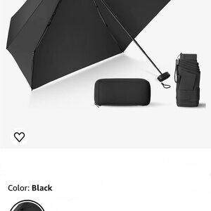 Black Compact Umbrella